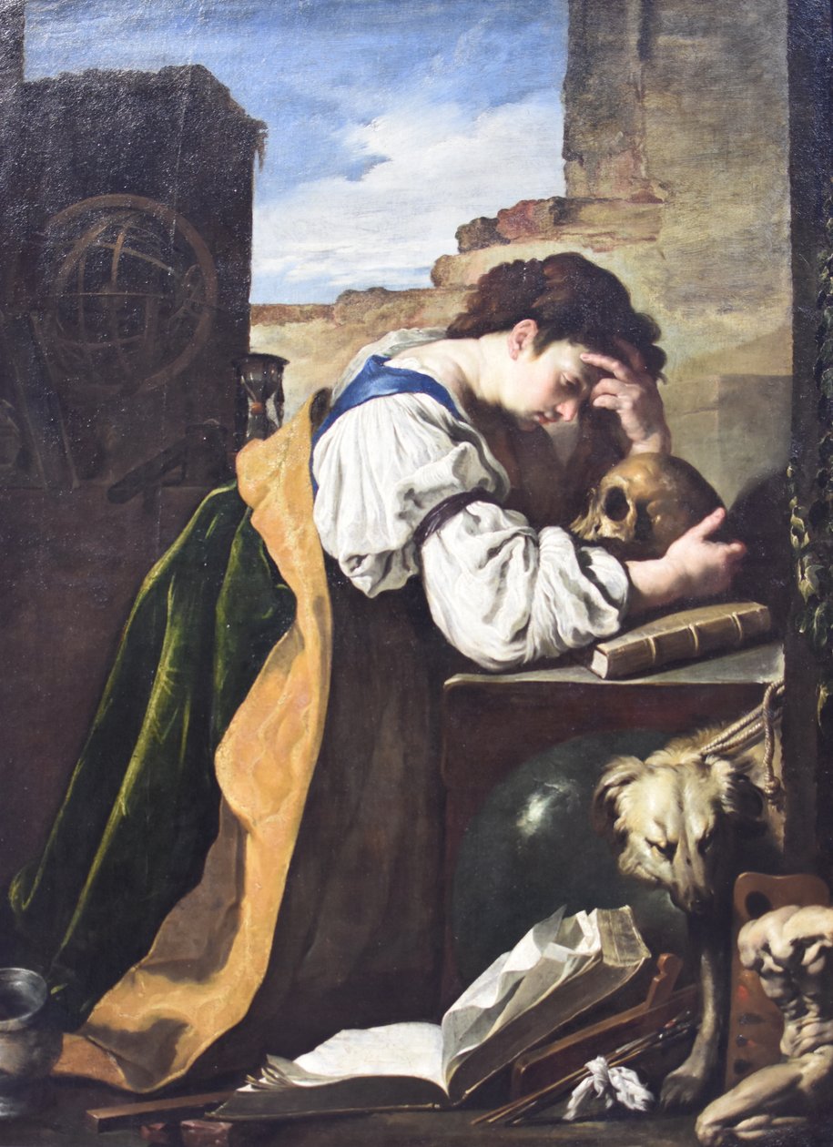 Mélancolie - Domenicco Fetti - 1620 od Domenicco Fetti