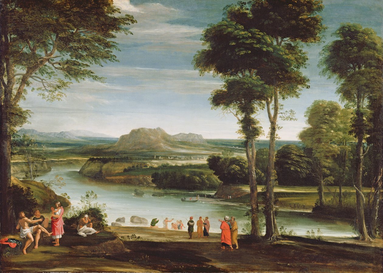 Krajina se sv. Jana Křtícího, kolem 1610-20 od Domenichino