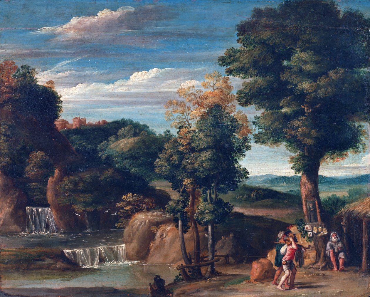 Krajina s poustevníkem od Domenichino
