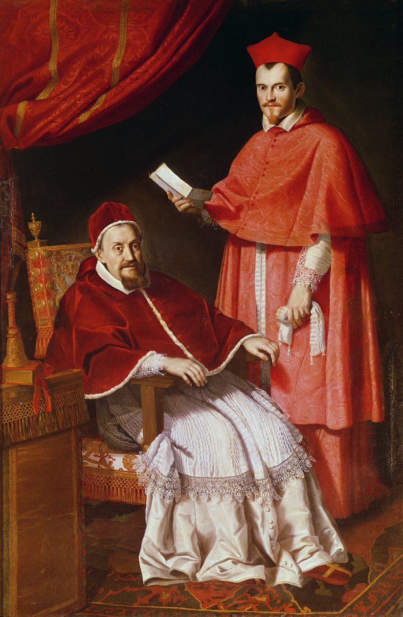 Portrét papeže Řehoře XV a Ludovica Ludovisiho od Domenichino