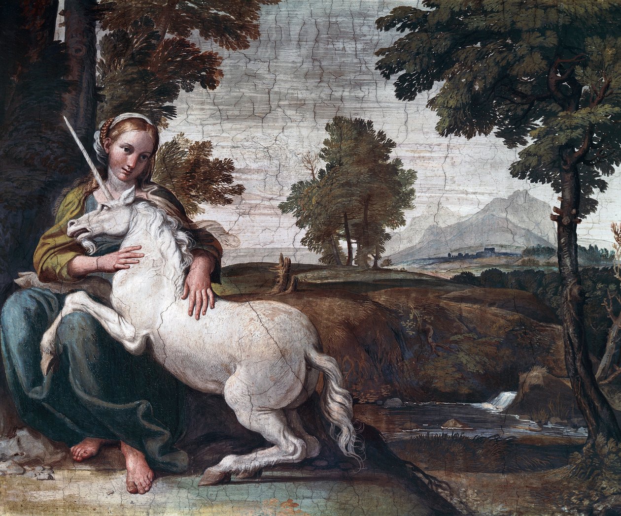 Panna s jednorožcem od Domenichino
