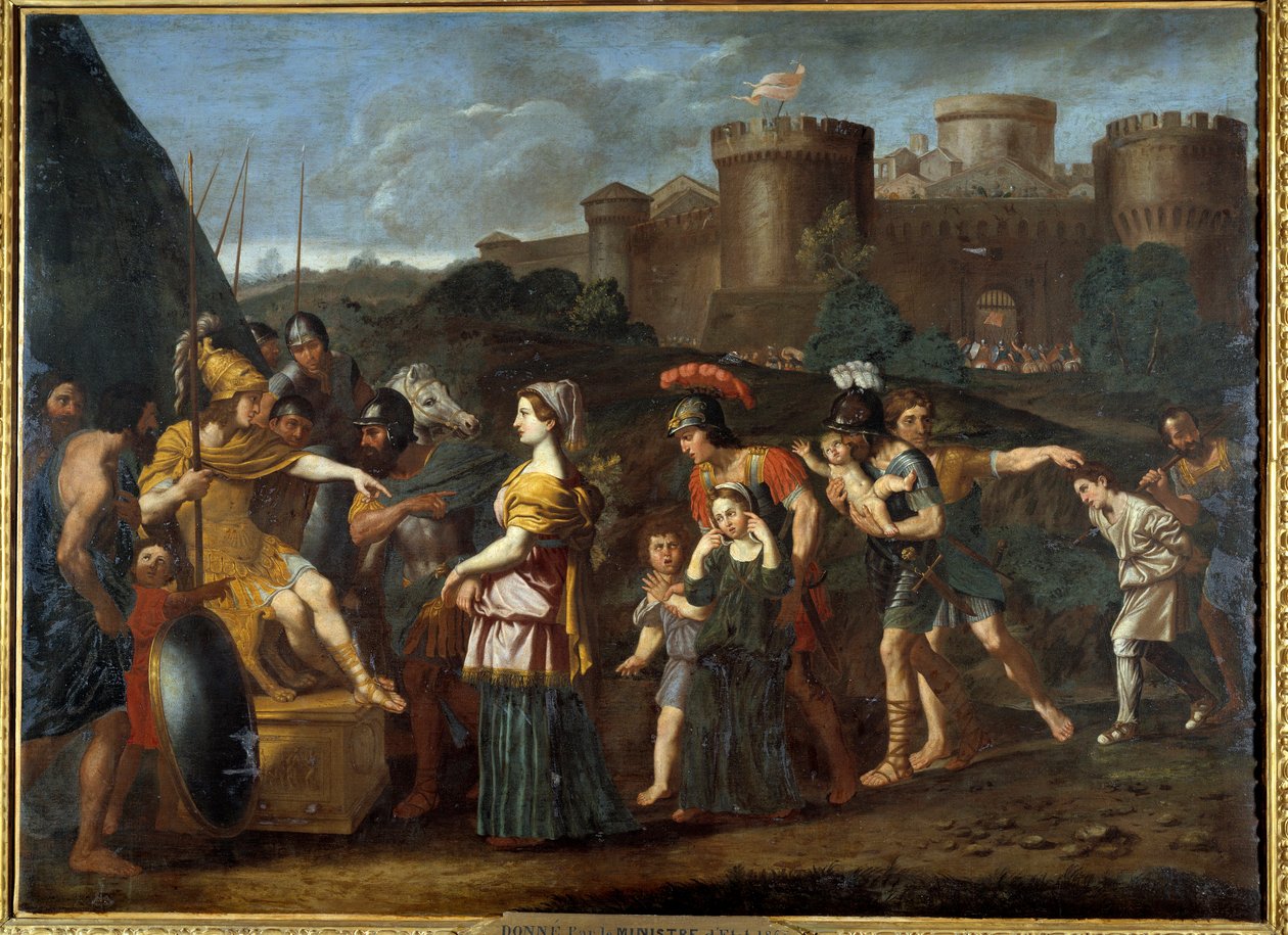 Alexandrova laskavost. Obraz Domenica Zampieriho dit The Dominiquin (1581-1641) od Domenichino