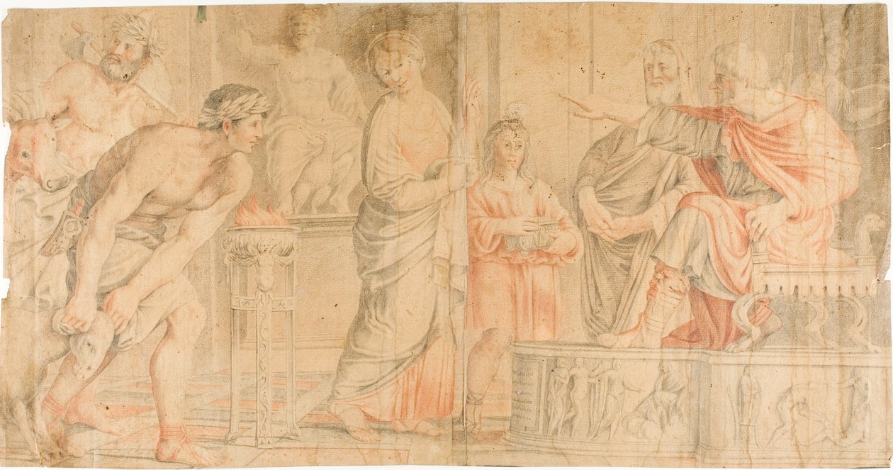 Odsouzení svaté Cecílie od Domenichino