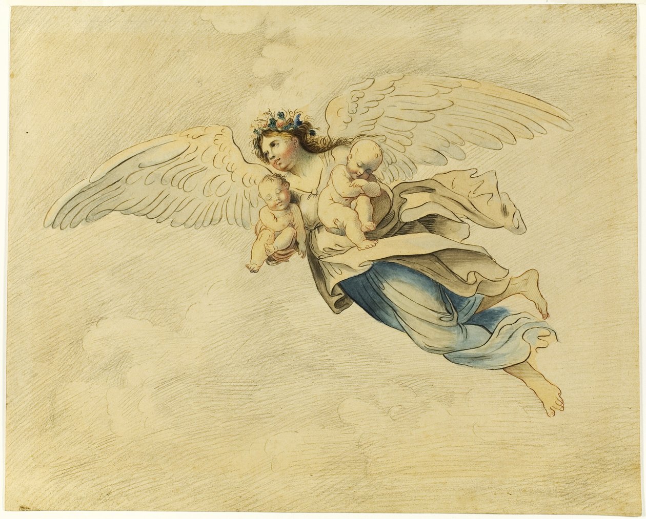 Noční spánek a smrt od Domenichino