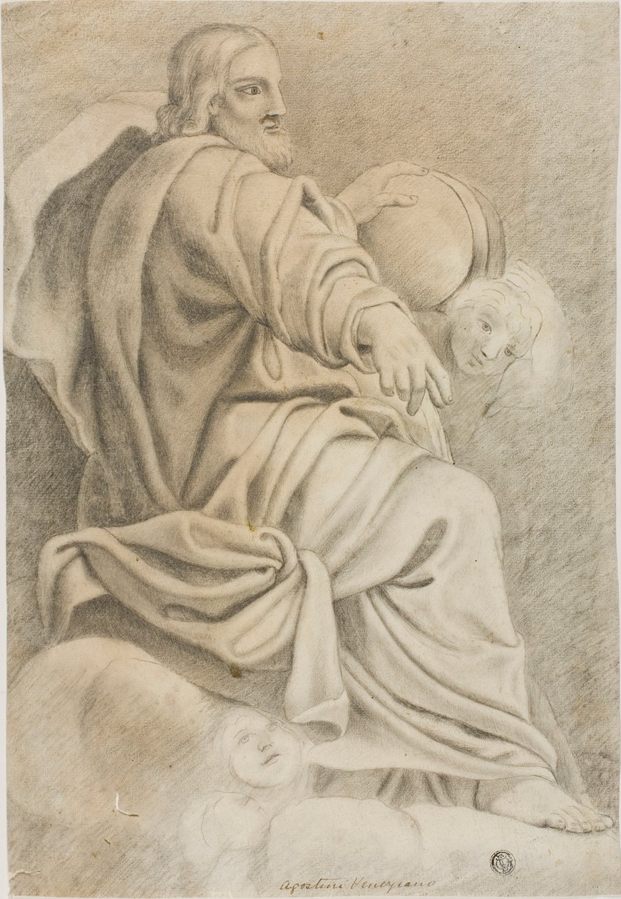 Sedící Kristus od Domenichino