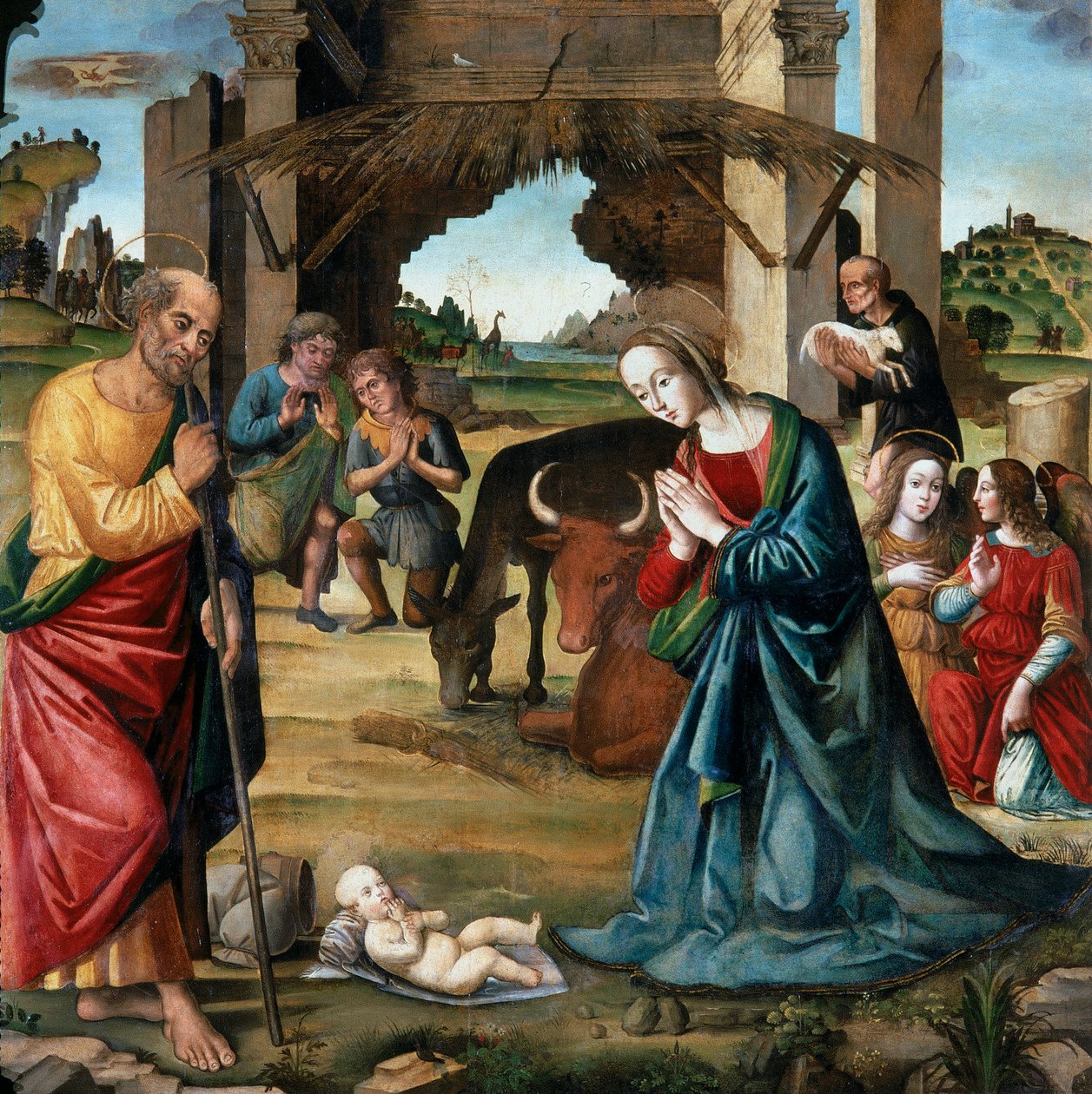 Klanění pastýřů od Domenico Ghirlandaio