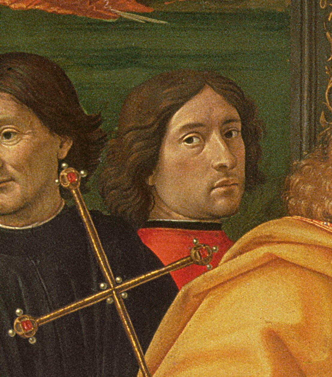 Ghirlandaio z obrazu Klanění mudrců, 1488 (tempera na desce) od Domenico Ghirlandaio