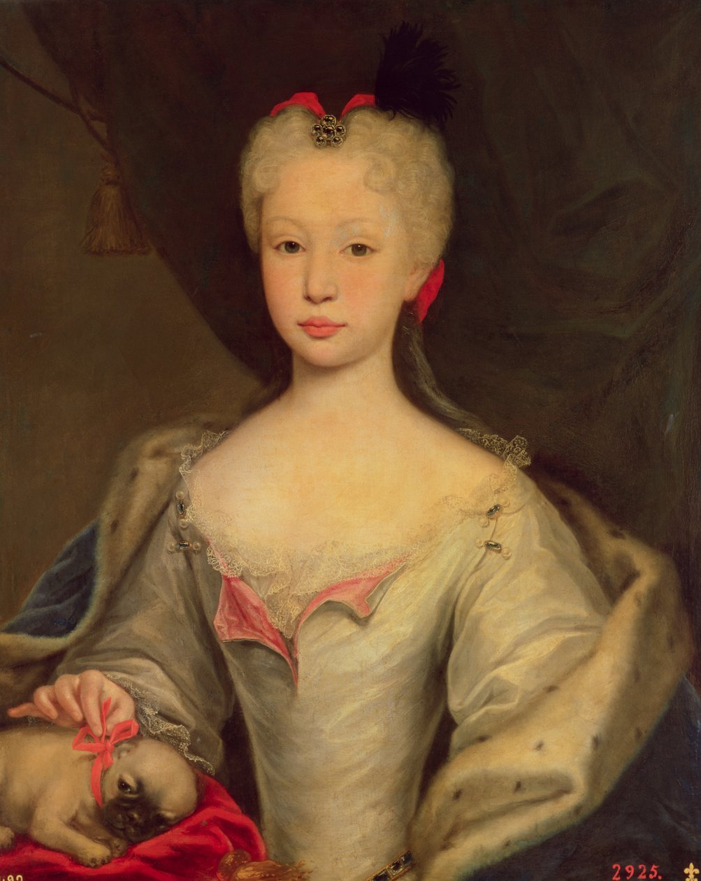 Maria Barbara de Braganza († 1758) královna Španělska (olej) od Domenico Dupra