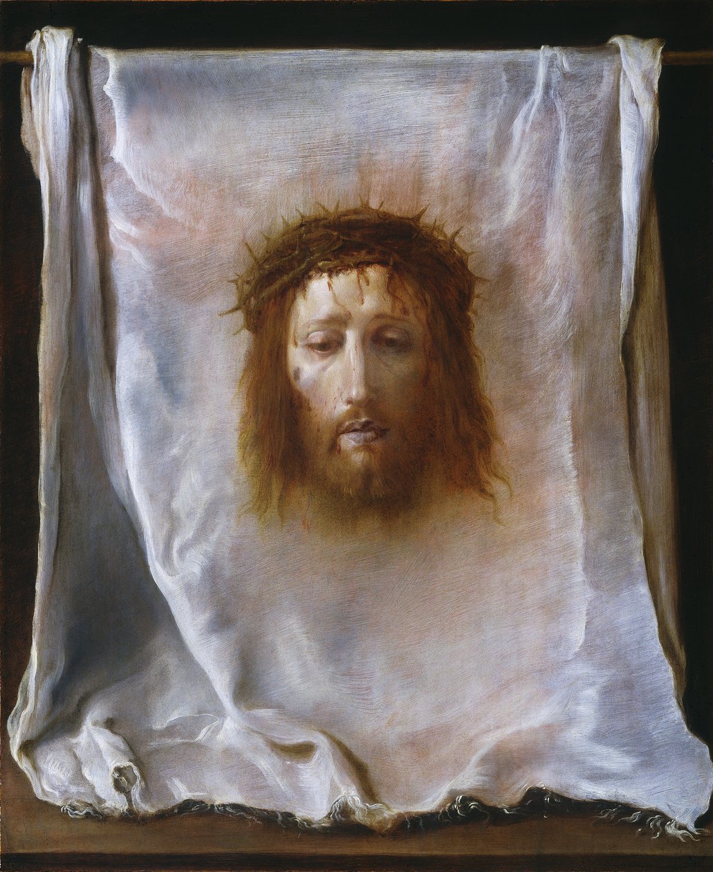 Závoj Veroniky, kolem 1618-22 od Domenico Fetti or Feti