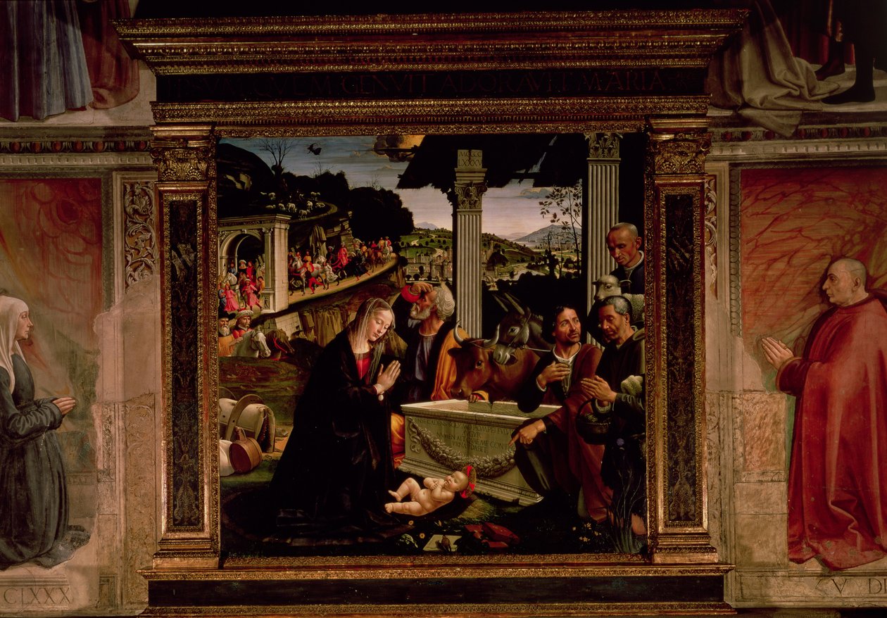 Narození Krista od Domenico Ghirlandaio