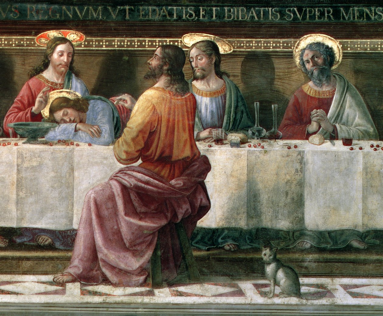 Poslední večeře (detail 43922) od Domenico Ghirlandaio