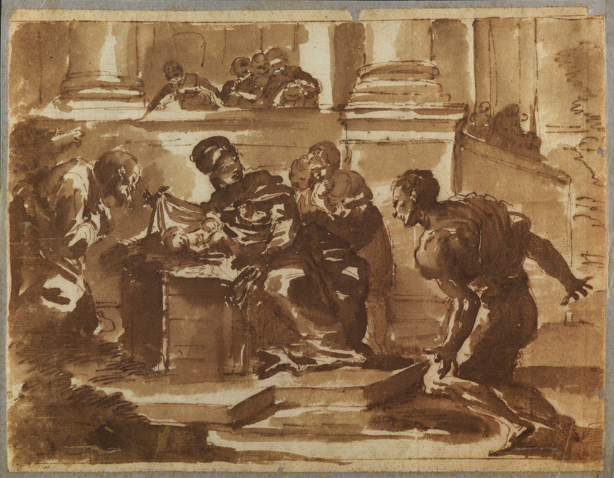 Klanění pastýřů od Domenico Maria Canuti