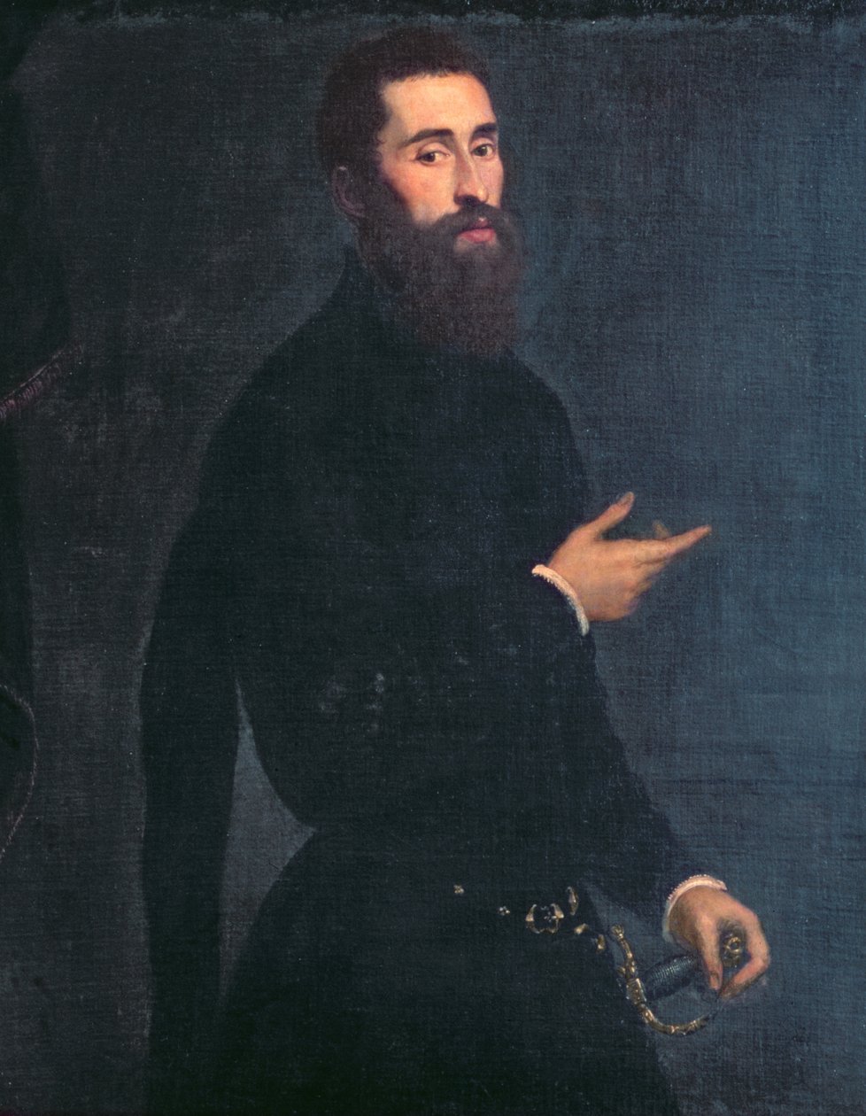 Portrét muže od Domenico Robusti Tintoretto