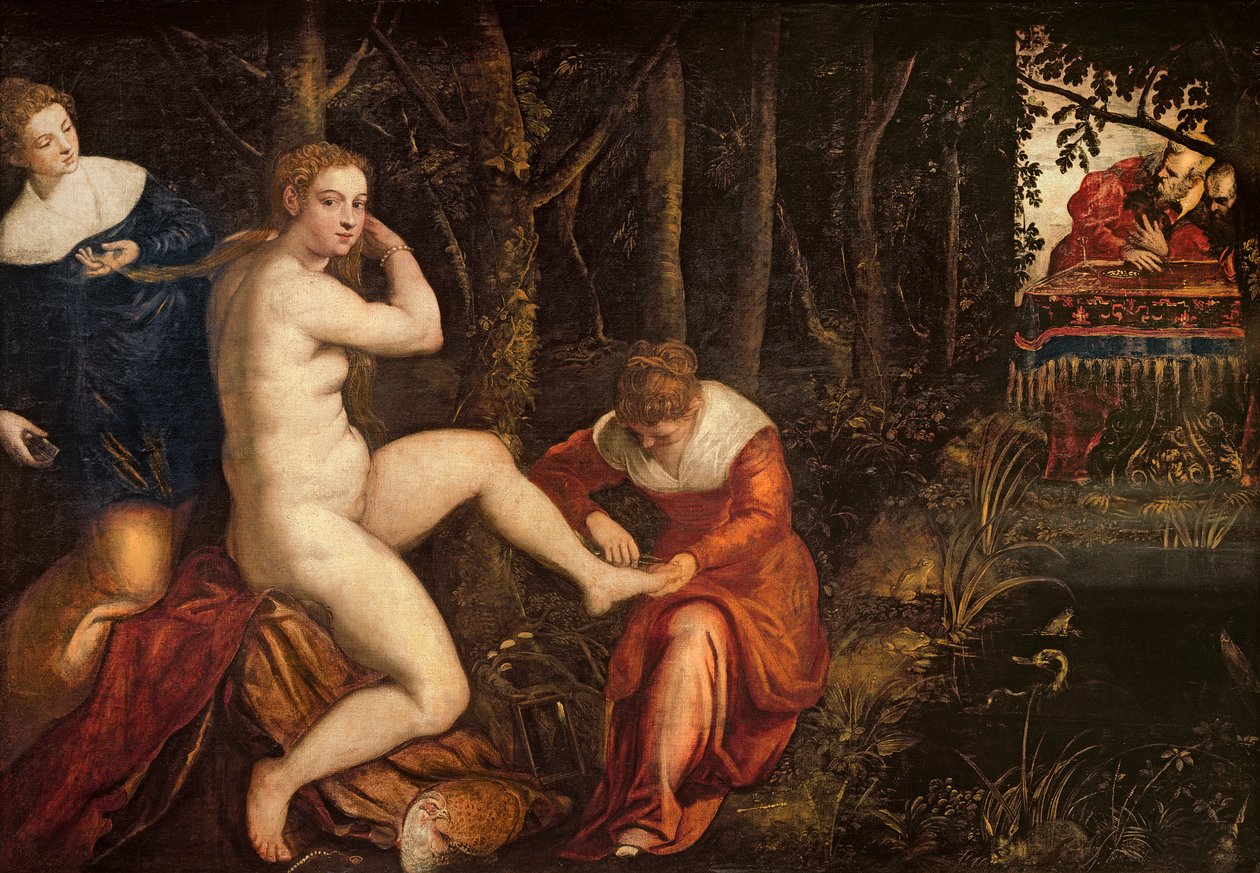 Susanna a starší od Domenico Robusti Tintoretto