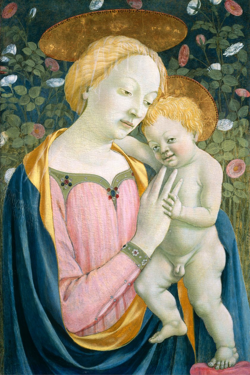 Madonna a dítě, c.14451450 (tempera na panelu) od Domenico Veneziano