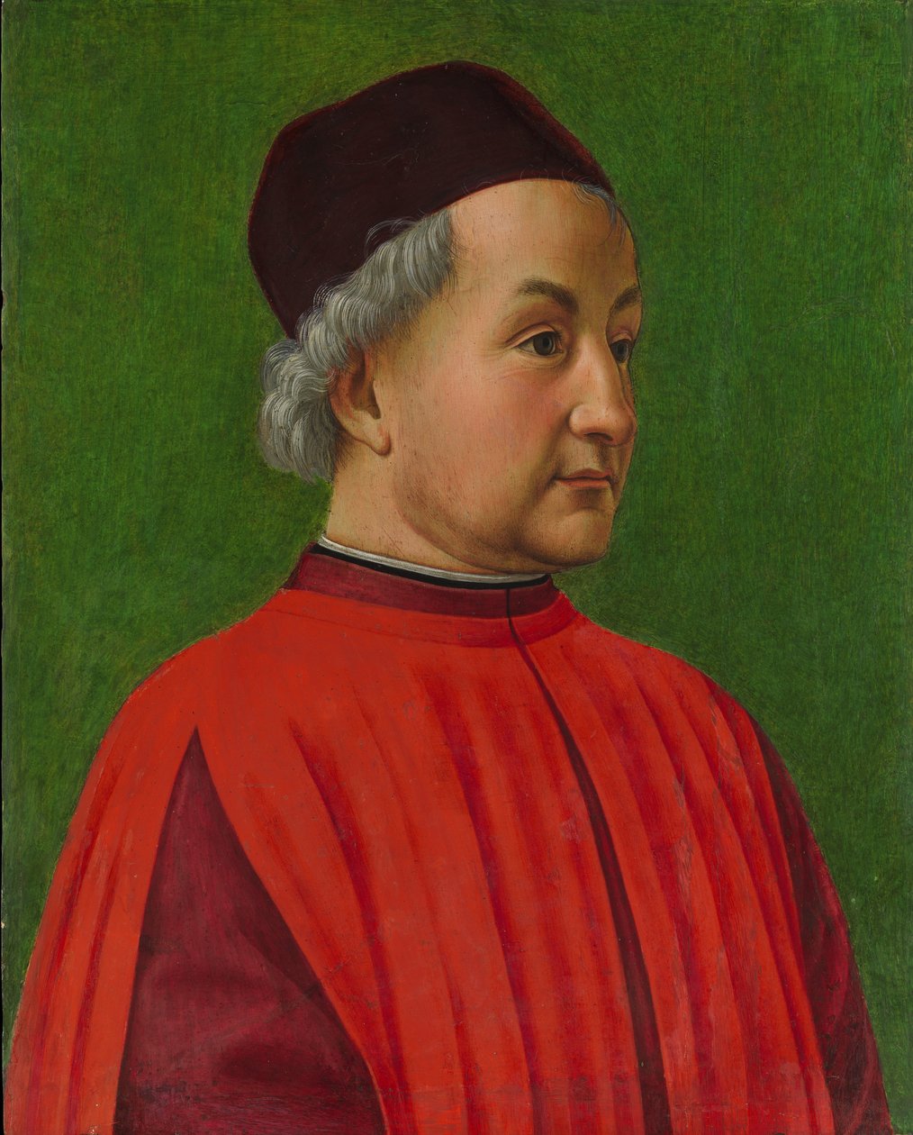 Portrét muže (tempera na dřevě) od Domenico Ghirlandaio