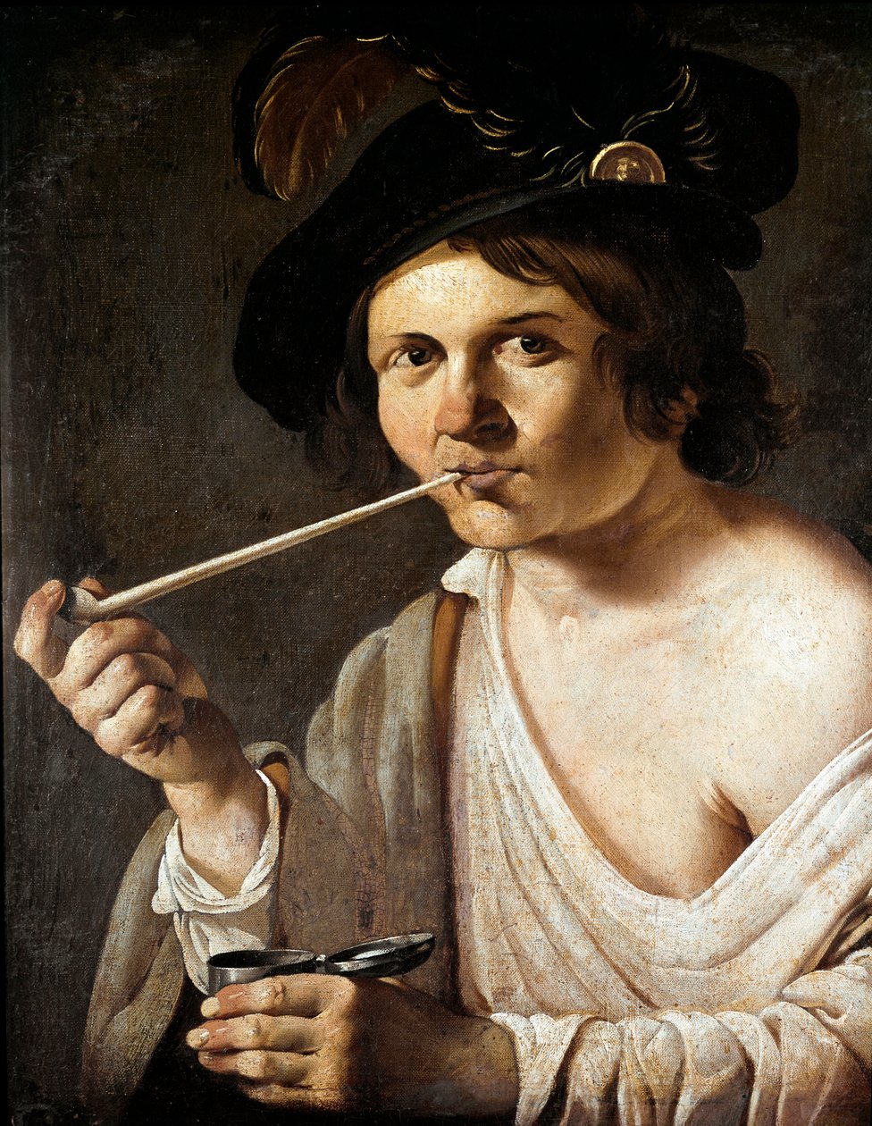 Portrét neapolského rybáře a revolucionáře Masaniella (1623-1647) Malba Domenica Gargiulo dit Micco "" Spadaro "" "(1609-1675) 1647 Neapol, Národní muzeum San Martino od Domenico Gargiulo
