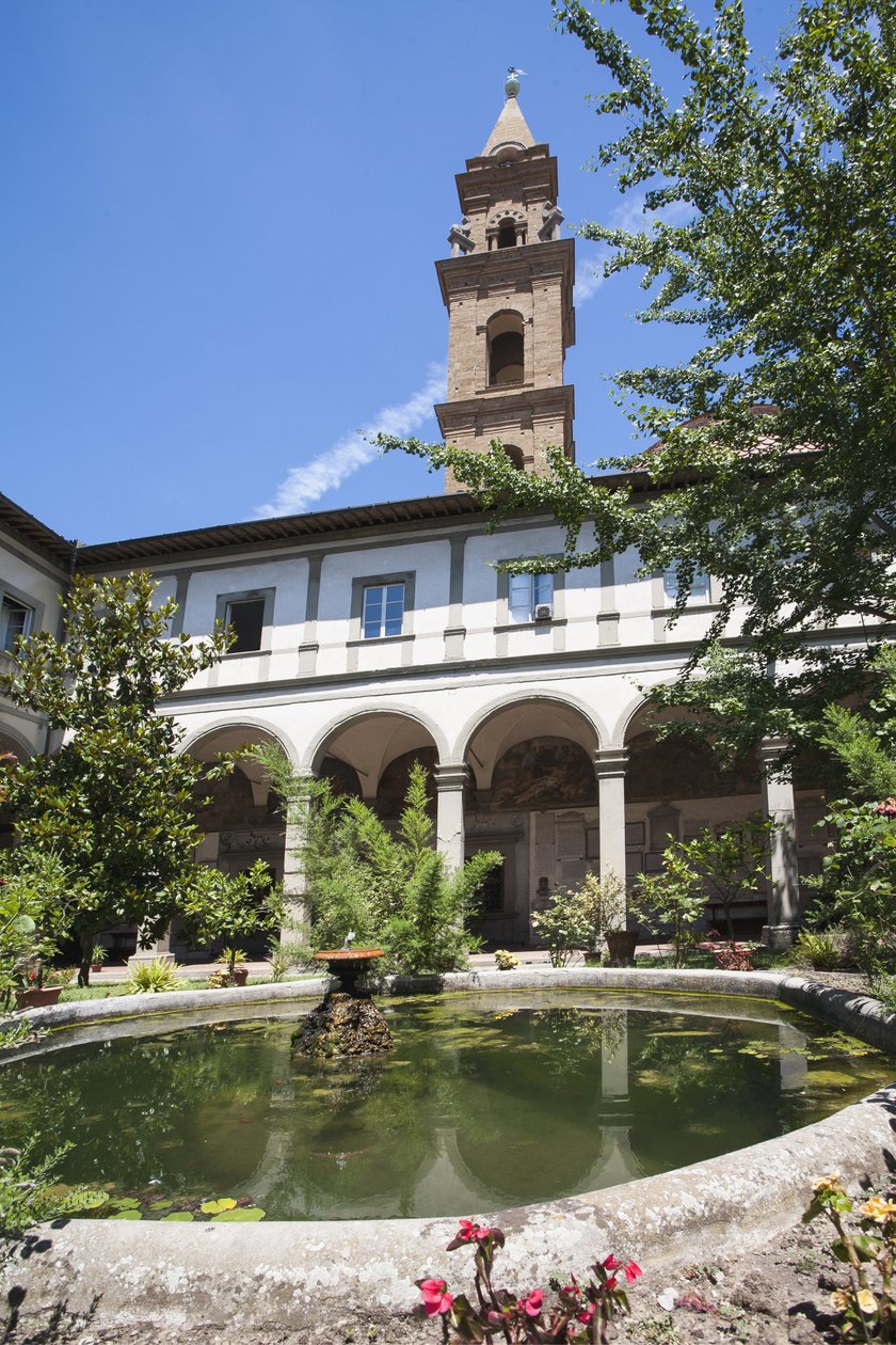 Architektura: pohled na ambitu mrtvých od Domenico Baglioni