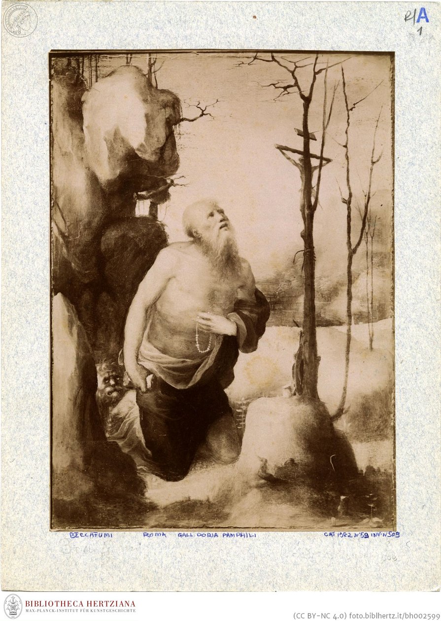 Beccafumi - Kajícný Jeroným, inventář č. 166 od Domenico Beccafumi