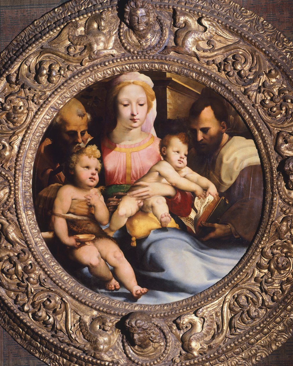 Svatá rodina, Domenico Beccafumi (1486-1551) od Domenico Beccafumi
