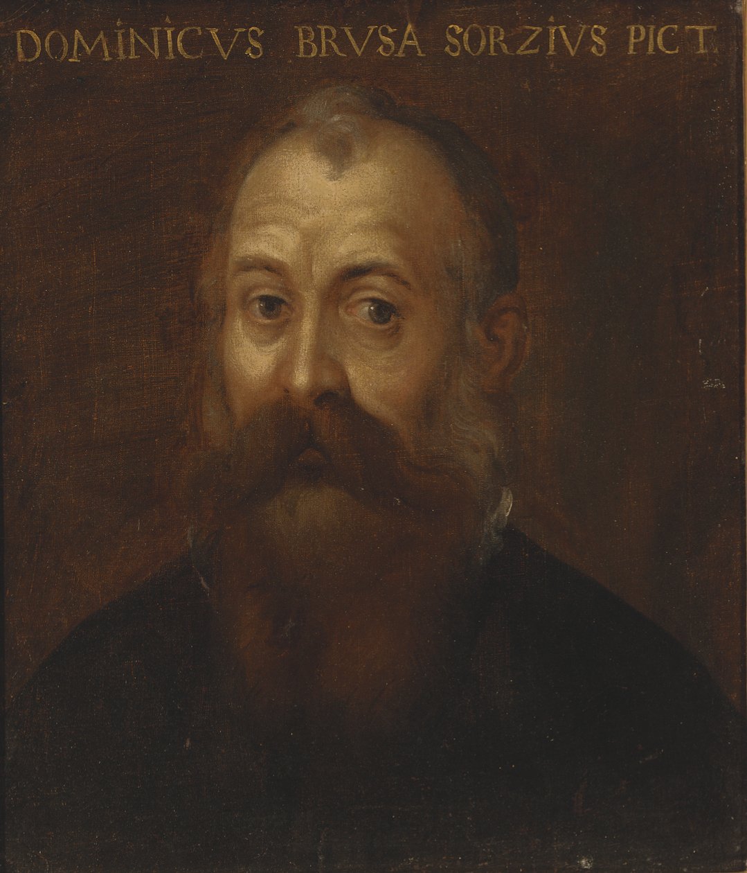 Portrét umělce od Domenico Brusasorci