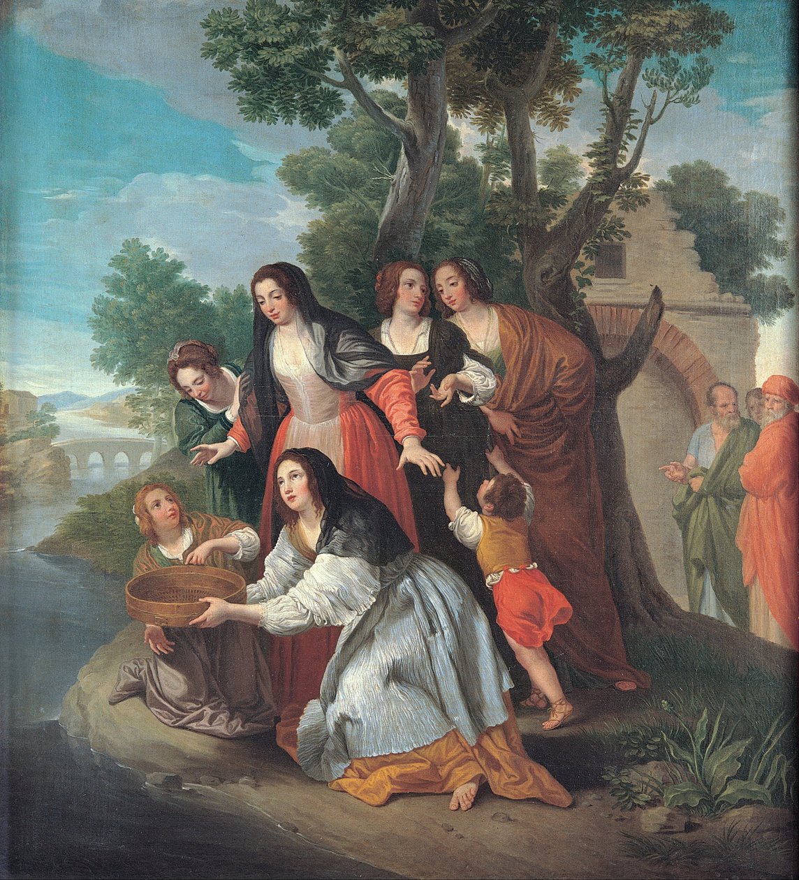 Vestal Tuccia, druhá polovina 18. století. od Domenico Corvi