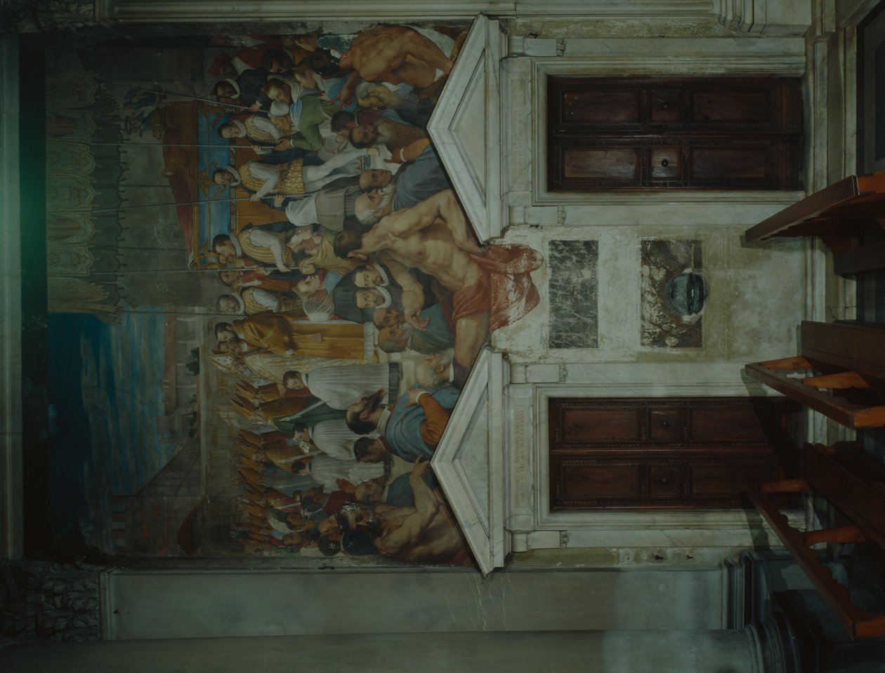Procesí těla svatého Antonína, 1589 (freso) od Domenico Cresti