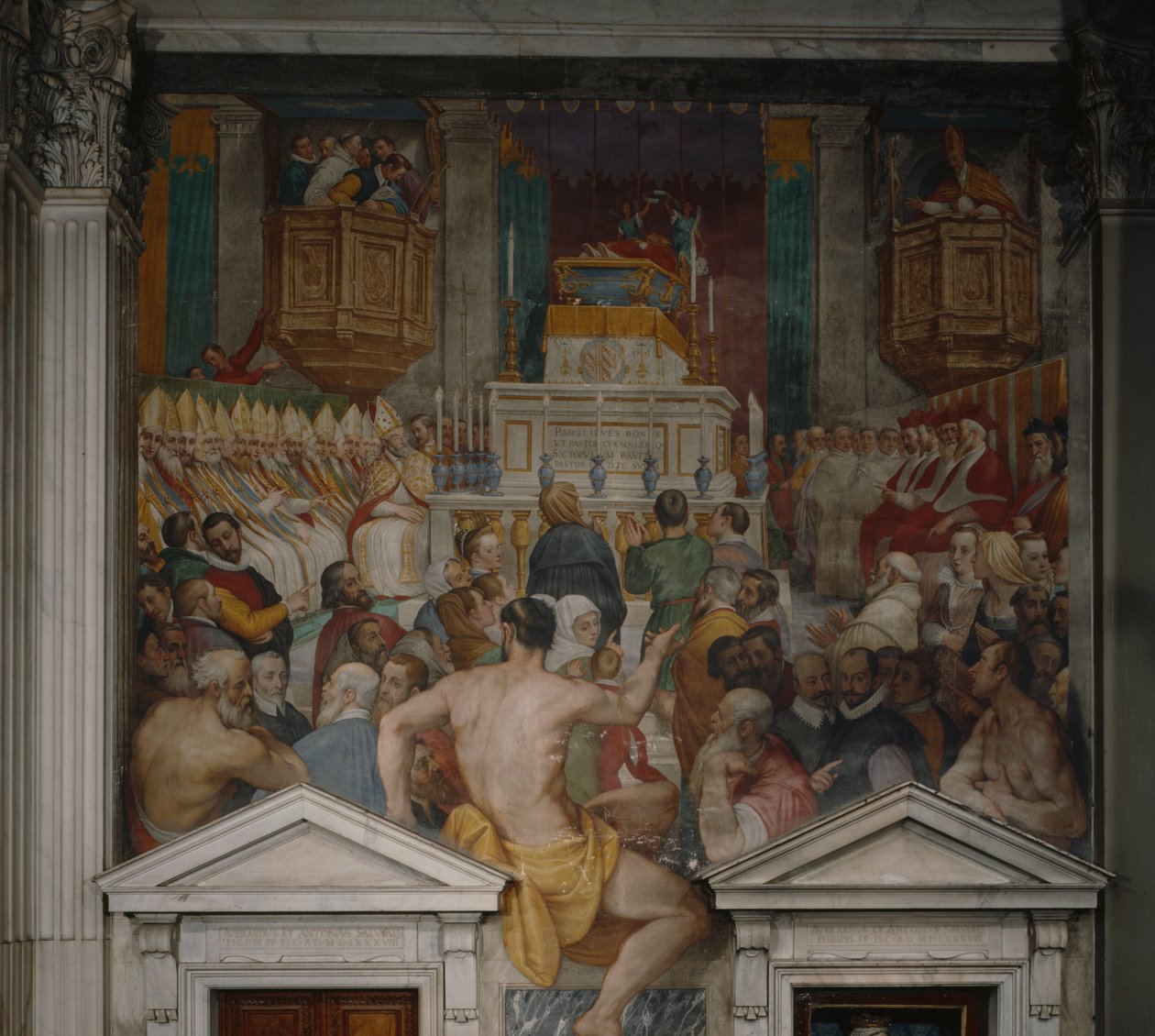 Pohřeb svatého Antonína, 1589 od Domenico Cresti