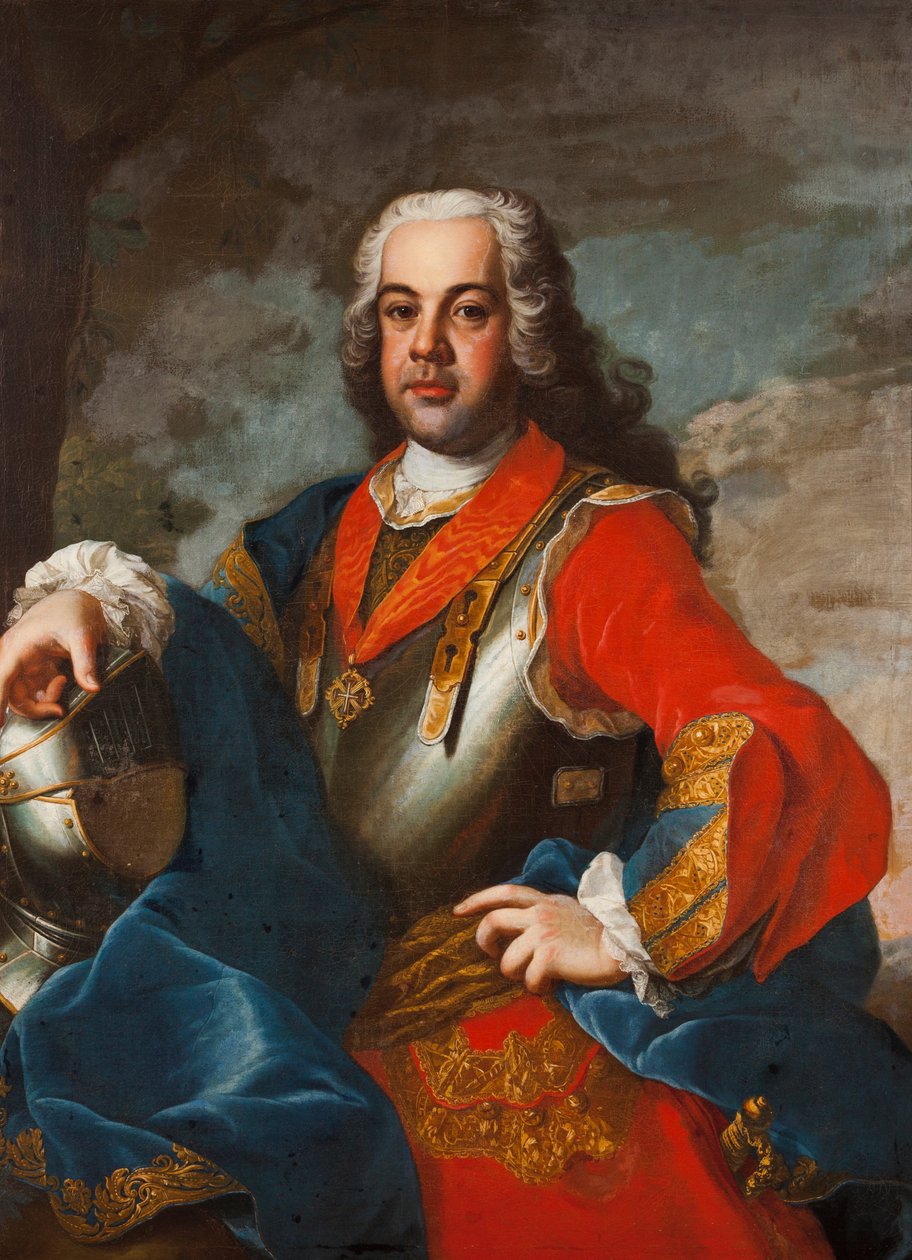 Princ Francisco z Braganzy, portugalský infant, 7. vévoda z Beja a velkopřevor Maltézského řádu v Portugalsku od Domenico Dupra