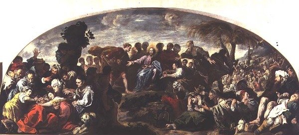 Krmení pěti tisíc od Domenico Fetti or Feti