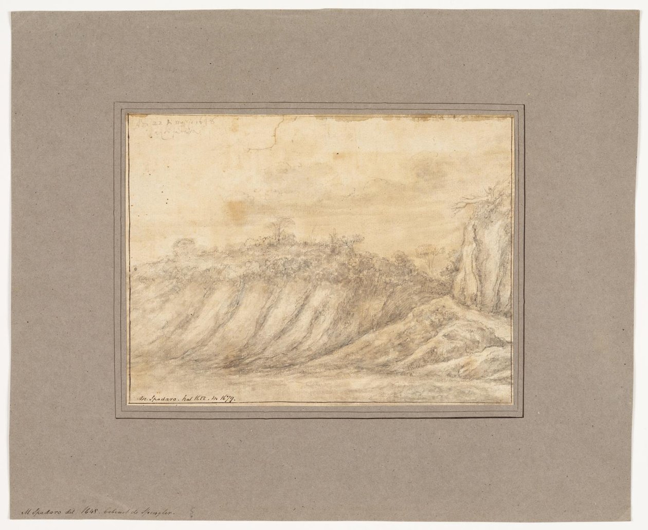 Pohled z Solfatara di Pozzuoli, Neapol. od Domenico Gargiulo