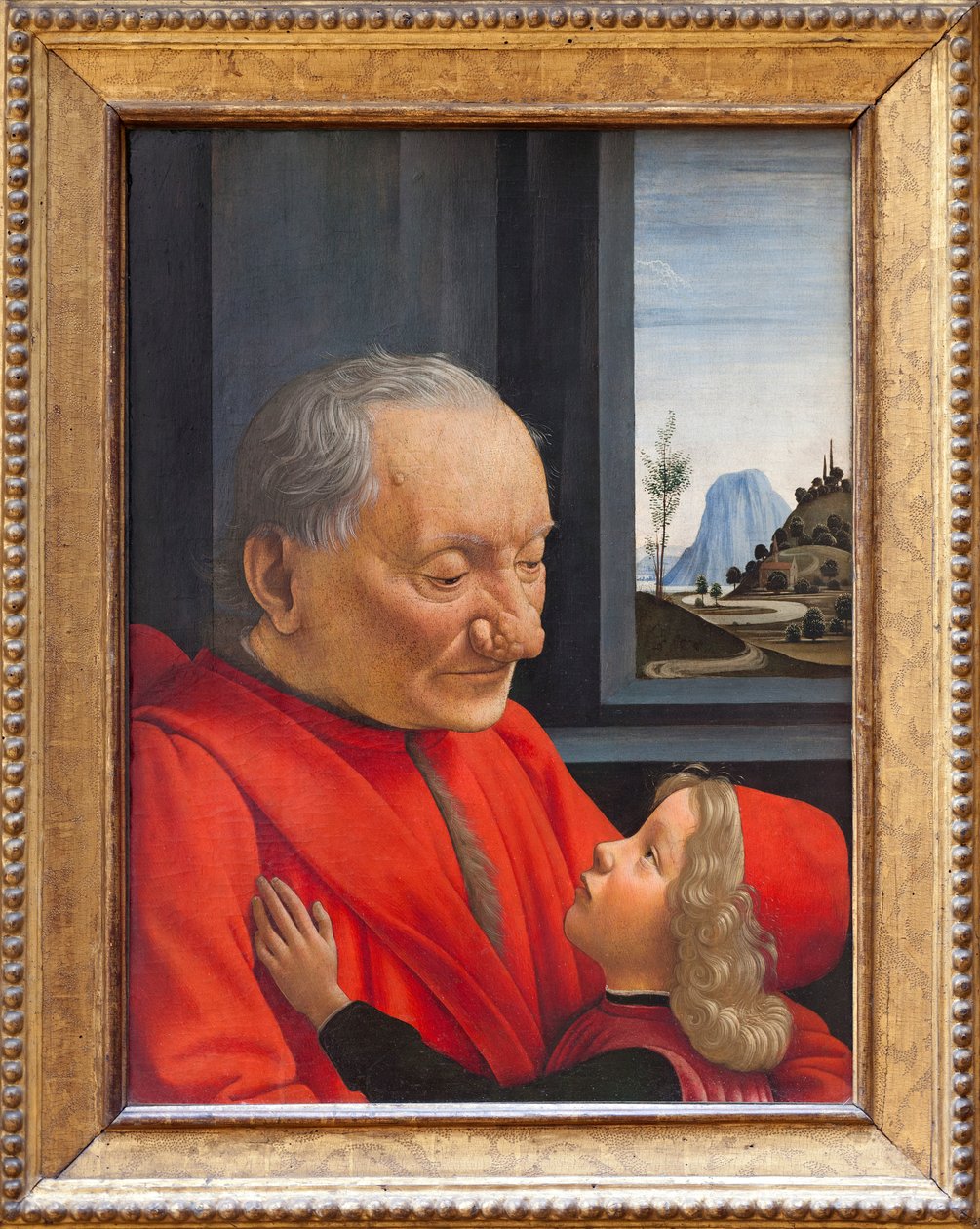 Starý muž a chlapec, kolem roku 1490 od Domenico Ghirlandaio