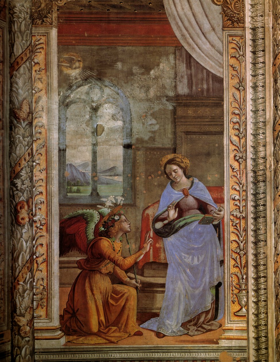 Zvěstování od Domenico Ghirlandaio