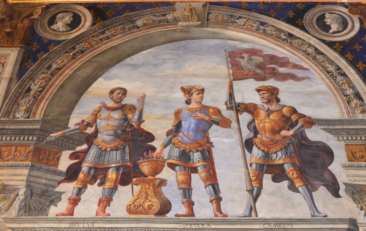 Výzdoba Sala dei Gigli, 1482-1484 od Domenico Ghirlandaio