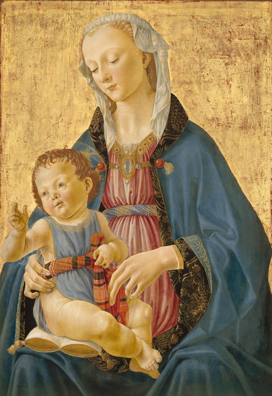 Madonna a dítě od Domenico Ghirlandaio