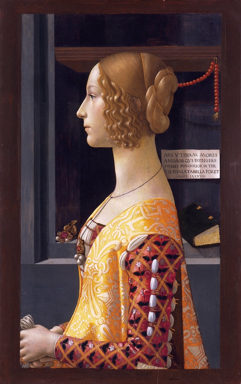 Portrét Giovanny Tornabuoniové od Domenico Ghirlandaio