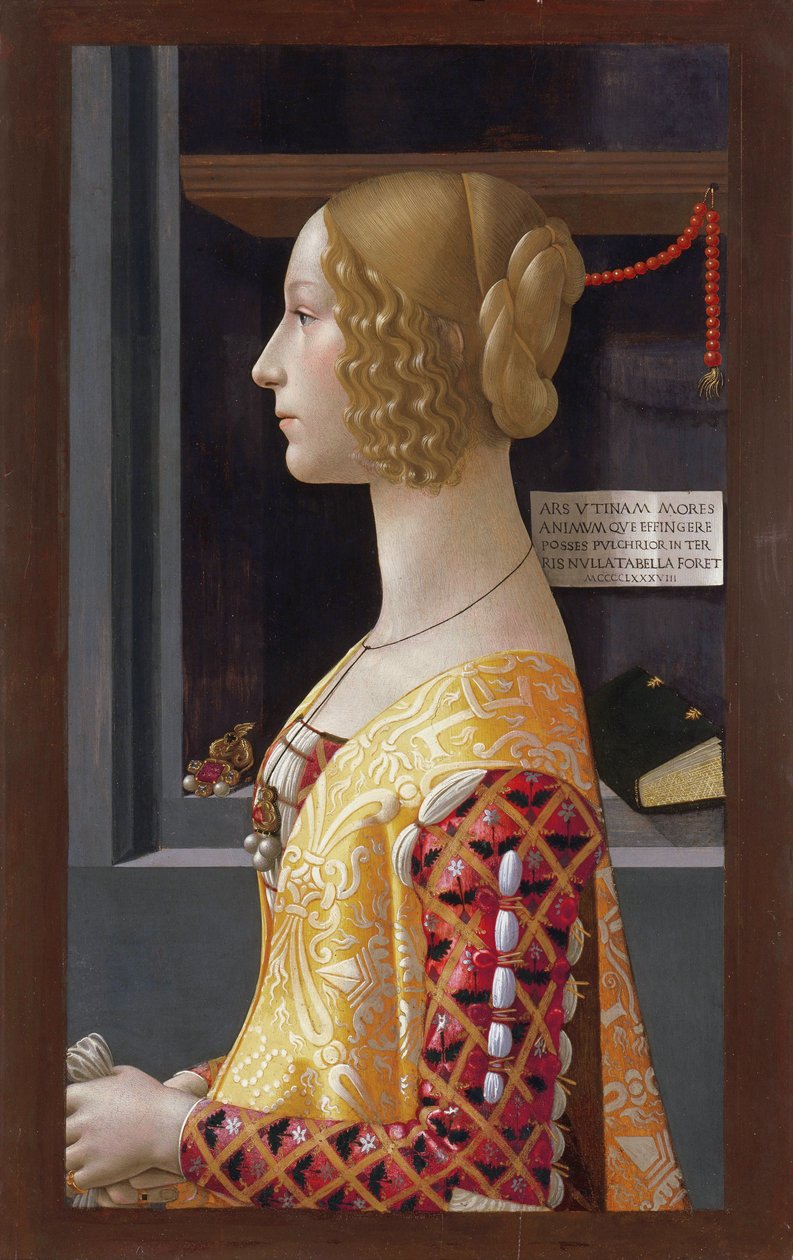 Portrét Giovanny Tornabuoniové od Domenico Ghirlandaio