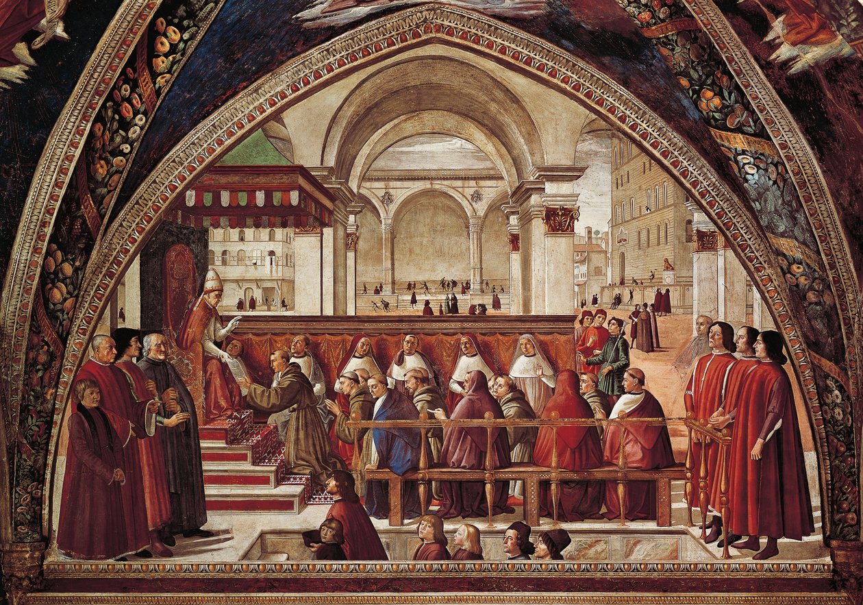 Příběhy svatého Františka z Assisi od Domenico Ghirlandaio