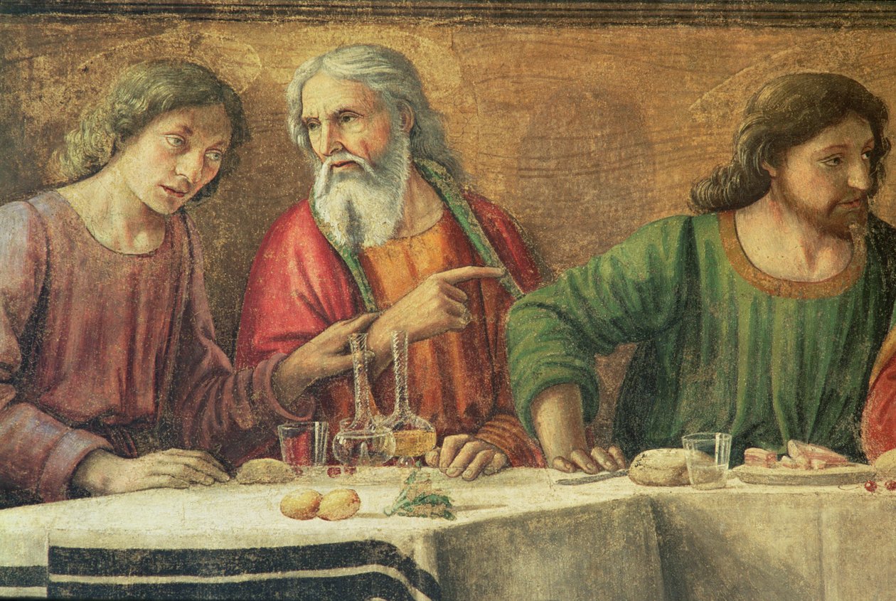 Poslední večeře, 1480 od Domenico Ghirlandaio