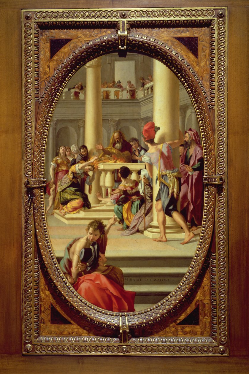 Poslední večeře, detail dvou učedníků, z refektáře kláštera, freska z roku 1480 od Domenico Ghirlandaio