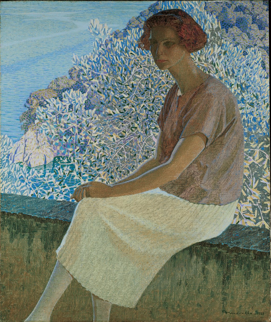 Argent klid. Portrét Almy Fidory, 1922. od Domenico Guerello