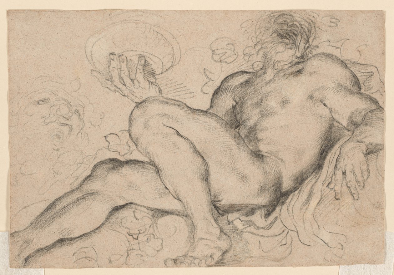 Studie pro Baccha nebo Silena od Domenico Maria Canuti
