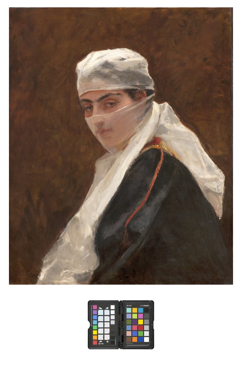 Odaliska, 1870-73 od Domenico Morelli