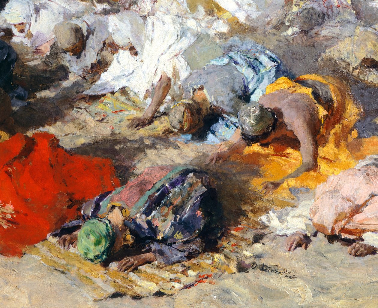 Kázání Mohameda od Domenico Morelli