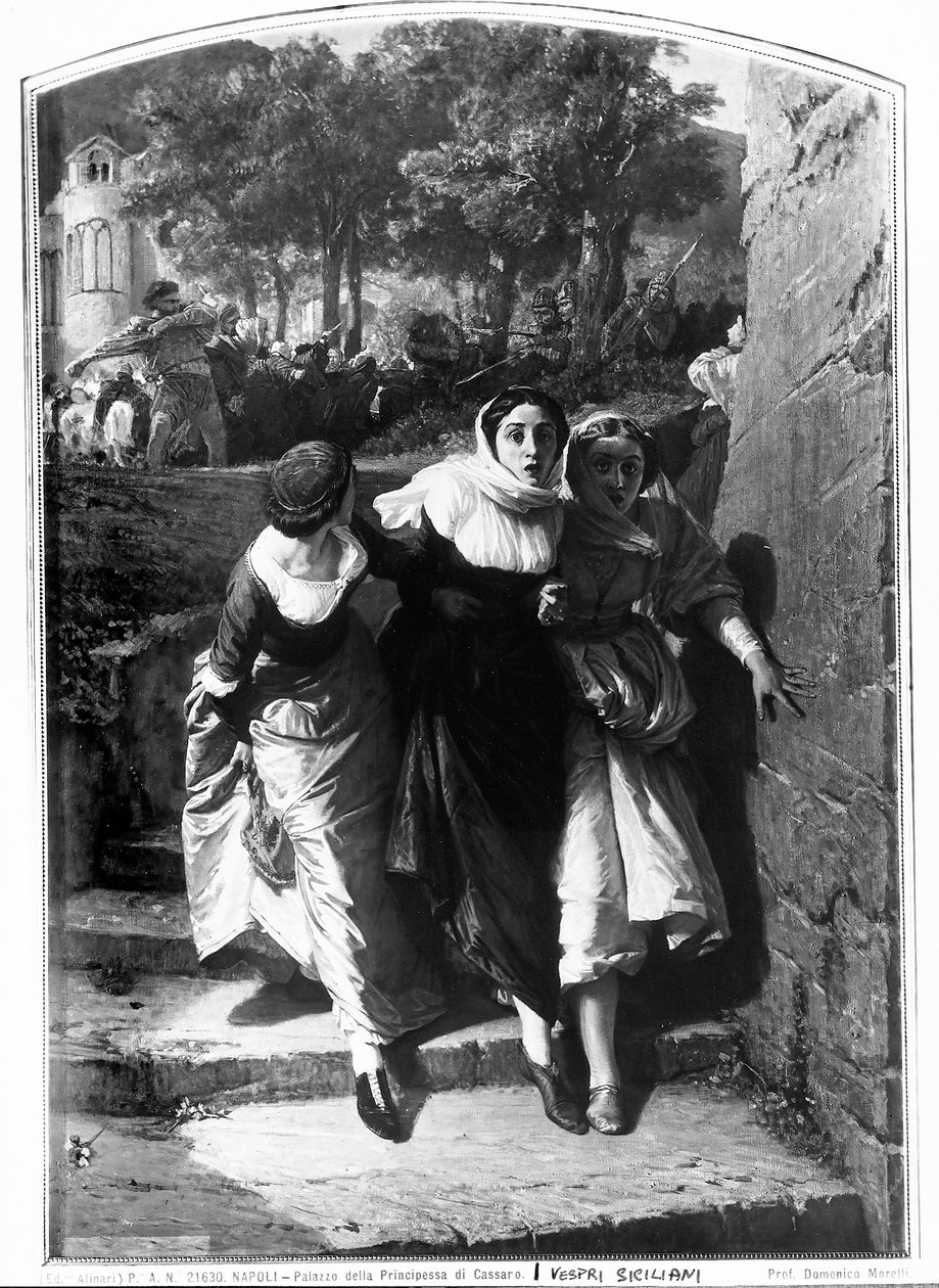 Sicilské nešpory, 1843-1901 od Domenico Morelli