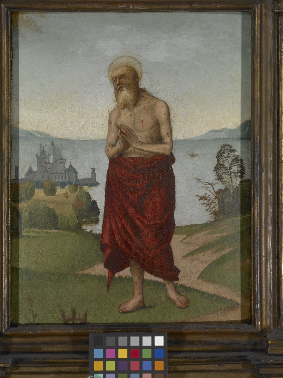 Svatý Onuphrius (olej na dřevě) od Domenico Panetti