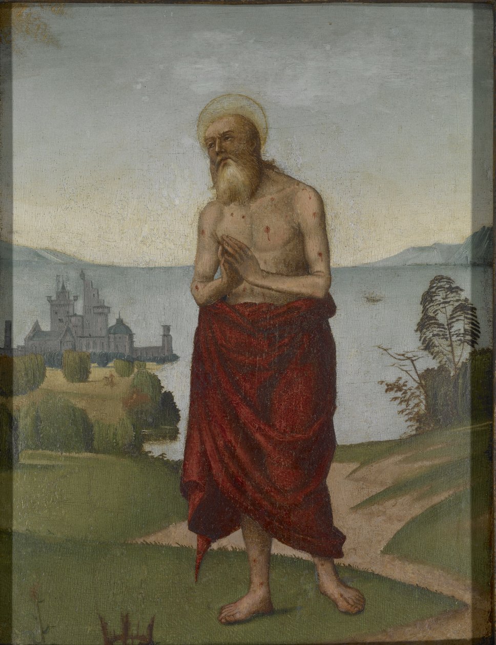 St. Onuphrius (olej na desce) od Domenico Panetti