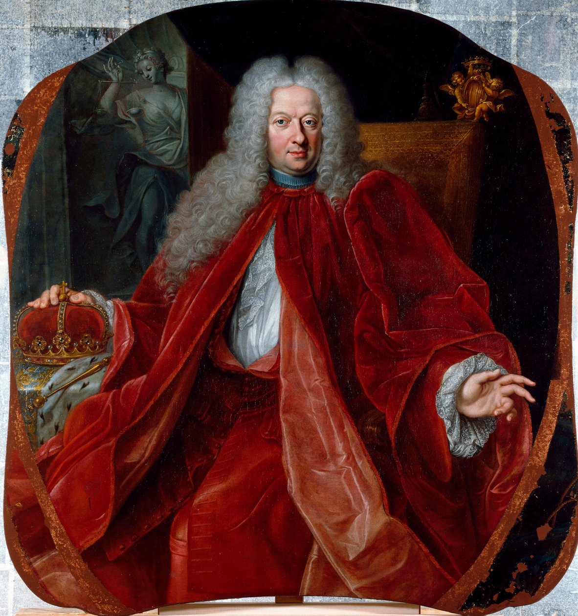 Portrét Domenica Negrona (1672-1736) dóže republiky genů z let 1723 až 1726. Obraz Domenica Parodiho od Domenico Parodi