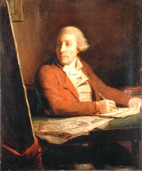 Portrét Francesca Bartolozziho (1727-1815) (olej na plátně) od Domenico Pellegrini