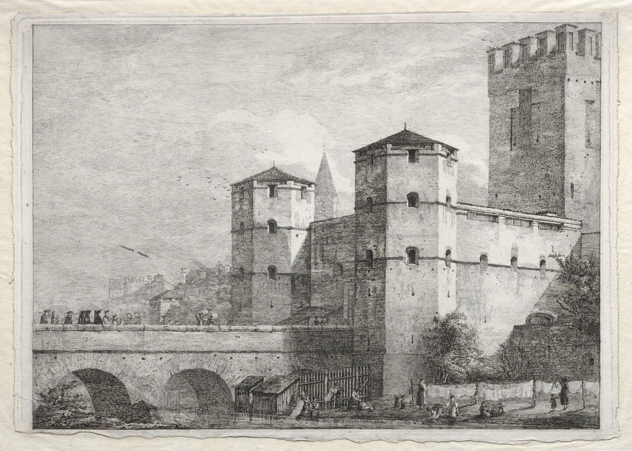 Mnichov-Hohenschwangau, Bavorsko. od Domenico Quaglio